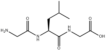 H-GLY-LEU-GLY-OH Structure