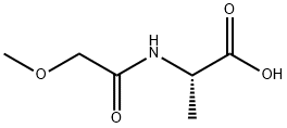 L-Alanine, N-(methoxyacetyl)- (9CI) Struktur