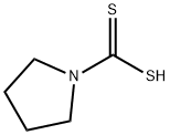 pyrrolidine dithiocarbamic acid Structure