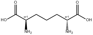 2,6-DIAMINOPIMELIC ACID 化学構造式