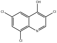 3,6,8-TRICHLOROQUINOLIN-4-OL Structure