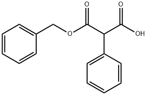 苯基丙二酸单苄酯, 25774-02-1, 结构式