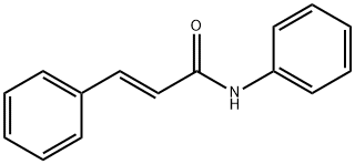 N,3-ジフェニルアクリルアミド 化学構造式