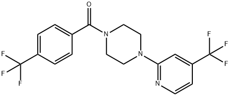 PIPERAZINE, 1-[4-(TRIFLUOROMETHYL)BENZOYL]-4-[4-(TRIFLUOROMETHYL)-2-PYRIDINYL]-|