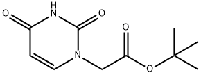 tert-butyl uracil-1-ylacetate Struktur