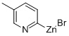 5-メチル-2-ピリジル亜鉛ブロミド 溶液 化学構造式