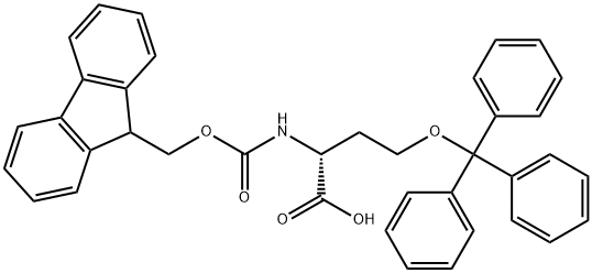 FMOC-D-HSE(TRT)-OH Struktur