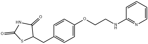 N-デメチルロシグリタゾン 化学構造式
