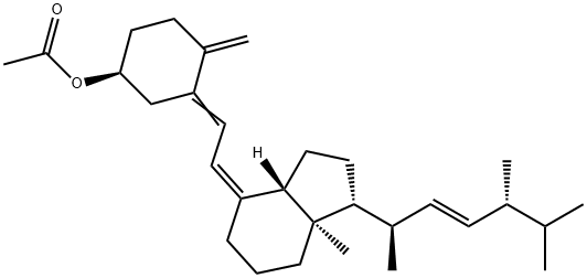 Acetic acid 4-methylene-3-{2-[7a-methyl-1-(1,4,5-trimethyl-hex-2-enyl)-octahydro-inden-4-ylidene]-ethylidene}-cyclohexyl ester