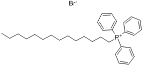 正十四烷基三苯基溴化膦, 25791-20-2, 结构式