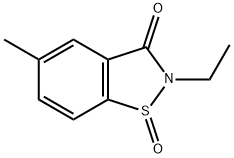 1,2-Benzisothiazol-3(2H)-one,2-ethyl-5-methyl-,1-oxide(9CI) 结构式