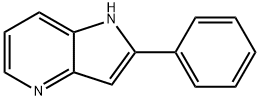 2-フェニル-4-アザインドール 化学構造式