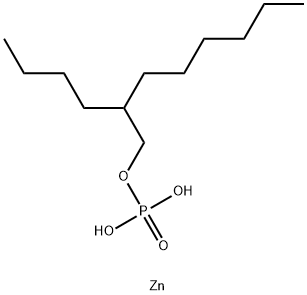 zinc 2-butyloctyl phosphate Structure