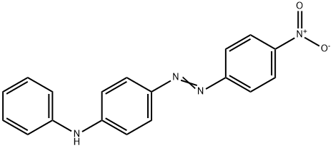 N-(4'-ニトロアゾベンゼン-4-イル)アニリン 化学構造式