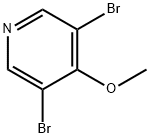 3,5-DibroMo-4-Methoxy-pyridine Struktur