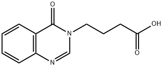4-(4-OXOQUINAZOLIN-3(4H)-YL)BUTANOIC ACID Structure