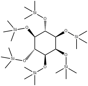 1-O,2-O,3-O,4-O,5-O,6-O-ヘキサキス(トリメチルシリル)-myo-イノシトール 化学構造式
