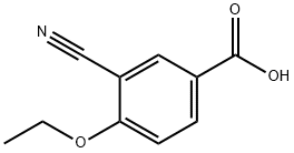 3-氰基-4-乙氧基苯甲酸 结构式