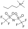 丁基三甲基铵双(三氟甲磺酰)亚胺,258273-75-5,结构式