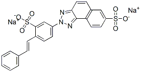 disodium 2-[4-styryl-3-sulphonatophenyl]-2H-naphtho[1,2-d]triazole-7-sulphonate 结构式