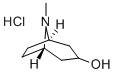 8-METHYL-8-AZABICYCLO[3.2.1]OCTAN-3-OL HYDROCHLORIDE 化学構造式