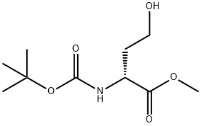 2-TERT-BUTOXYCARBONYLAMINO-4-HYDROXY-BUTYRIC ACID METHYL ESTER Struktur