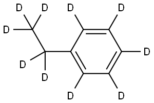 ETHYLBENZENE-D10 Struktur