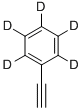 フェニル‐D5‐アセチレン 化学構造式