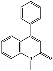 1-METHYL-4-PHENYL-1H-QUINOLIN-2-ONE Struktur