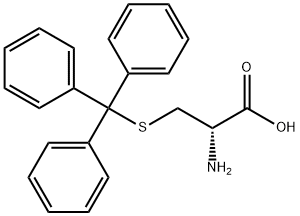 S-三苯甲基-D-半胱氨酸 结构式