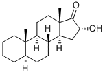 5A-ANDROSTAN-16A-OL-17-ONE Structure