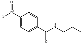 4-硝基-N-丙基苯甲酰胺, 2585-24-2, 结构式