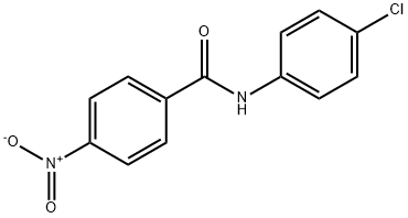 N-(4-chlorophenyl)-4-nitro-benzamide 结构式