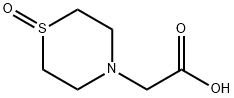 1-OXIDE-4-THIOMORPHOLINE ACETIC ACID Structure