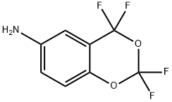 6-氨基-2,2,4,4-四氟-1,3-苯基二噁烷, 25854-59-5, 结构式
