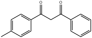 1-(4-メチルフェニル)-3-フェニルプロパン-1,3-ジオン 化学構造式
