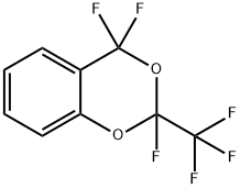 2,4,4-トリフルオロ-2-トリフルオロメチル-4H-ベンゾ[1,3]ジオキシン 化学構造式