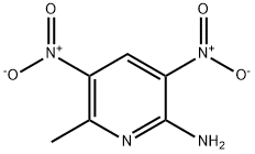 2-氨基-3,5-二硝基-6-甲基砒啶 结构式