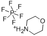 MORPHOLINIUM HEXAFLUOROPHOSPHATE 化学構造式
