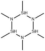 1,2,3,4,5,6-HEXAMETHYLCYCLOTRISILAZANE Structure