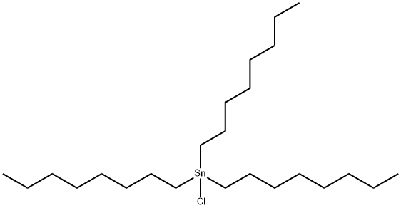 Trioctyltin chloride Struktur