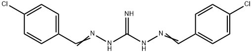 Bis[(4-chlorophenyl)methylene]carbonimidic dihydrazide hydrochloride Structure