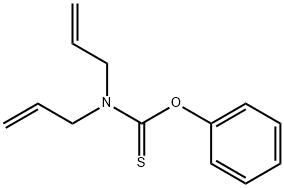 Carbamothioic  acid,  di-2-propenyl-,  O-phenyl  ester  (9CI) Struktur