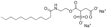 月桂酰胺基 MEA-磺基琥珀酸酯二钠, 25882-44-4, 结构式