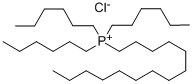 塩化トリヘキシルテトラデシルホスホニウム 化学構造式