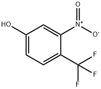 3-NITRO-4-(TRIFLUOROMETHYL)PHENOL Struktur