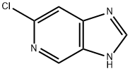 6-クロロ-3H-イミダゾ[4,5-C]ピリジン 化学構造式