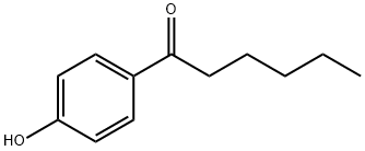 4'-ヒドロキシヘキサノフェノン 化学構造式