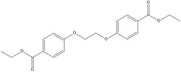 ETHYLENE GLYCOL BIS[4-(ETHOXYCARBONYL)PHENYL] ETHER Struktur