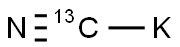 カリウムシアニド (13C, 99%) 化学構造式